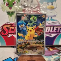 Pikachu SVP 027 Black Star Promo Sealed - Paldea Evolved ETB - Pokemon TCG - Image 1