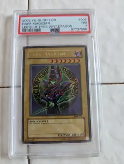 Dark Magician LOB-005 The Legend of Blue Eyes White Dragon Unlimited - Image 1