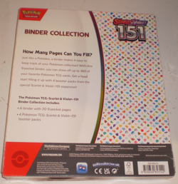 Pokemon Trading Card Game Scarlet and Violet 151 Binder Collection 2023 SEALED - Image 3