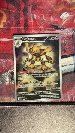 Mega Evolutions Alakazam Pokemon Center Exclusive Promo Card - Image 1