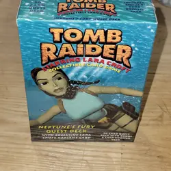 TOMB RAIDER LARA CROFT NEPTUNE'S FURY CCG 50 CARD QUEST DECK SEALED 1999 BOOSTER - Image 1
