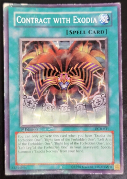 Yu-Gi-Oh - Trading Card - Spell Card - Contract with Exodia - 1st Edition - DCR - Image 1