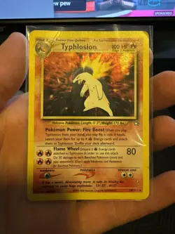 Typhlosion 18/111 Neo Genesis 2000 Holo Rare WOTC Pokemon Card TCG - Image 2