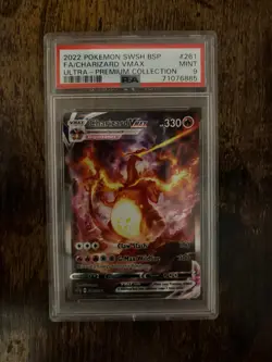 Charizard VMAX PSA 9 - SWSH261 - Black Star Promo Holo Pokemon Card - Image 1