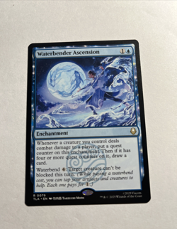 Waterbender Ascension - Avatar: The Last Airbender MTG Plus Bonus Card!!! - Image 1