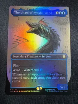 The Unagi of Kyoshi Island - BORDERLESS FOIL - MtG Avatar: The Last Airbender - Image 1