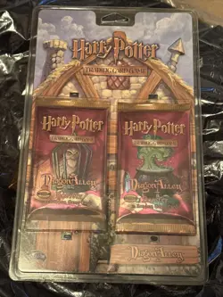 NEW Sealed 2002 Harry Potter Diagon Alley Trading Cards Booster 2 Pack - Image 1