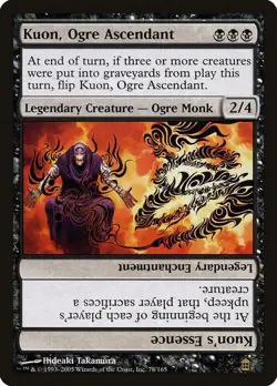 Kuon, Ogre Ascendant // Kuon's Essence [Saviors of Kamigawa] Magic MTG - Image 1