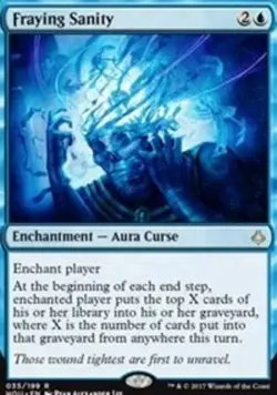 1 x Fraying Sanity - Hour of Devastation - Light Play - MTG - Image 1