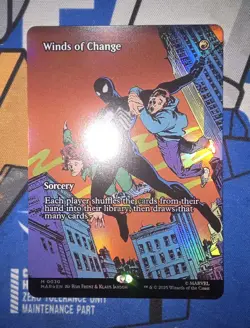 MTG - MAR - Winds of Change (Borderless) #30 - Near Mint Foil - Image 1