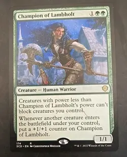Champion of Lambholt Starter Commander Decks MTG Regular Near Mint - Image 1