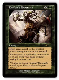 Rishkar's Expertise (Retro Frame) 1 WPN & Gateway Promos Normal NM - Image 1
