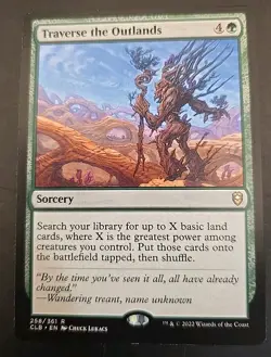 Traverse the Outlands Commander Legends: Battle for Baldur's Gate MTG Regular NM - Image 1