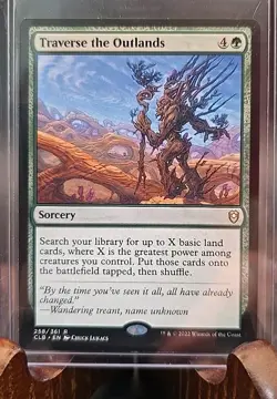 Traverse the Outlands Commander Legends: Battle for Baldur's Gate MTG Regular NM - Image 3