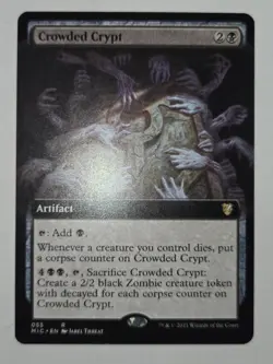 MTG Crowded Crypt Innistrad: Midnight Hunt Commander 055 Regular Rare - Image 2