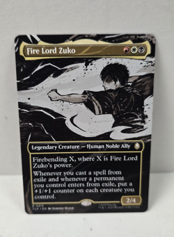 Fire Lord Zuko 0315 - Borderless Rare MTG Avatar: The Last Airbender - Image 1