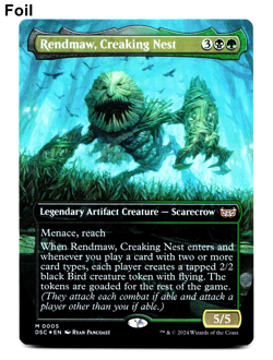 Rendmaw, Creaking Nest (Borderless) - FOIL - Commander: Duskmourn - MTG ???? - Image 1