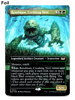 Rendmaw, Creaking Nest (Borderless) - FOIL - Commander: Duskmourn - MTG ???? - Image 3