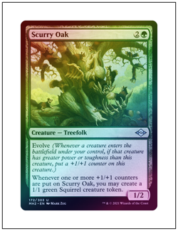 1x Scurry Oak, Foil, Magic the Gathering MTG NM - Image 1
