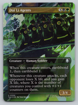 Dai Li Agents FOIL Borderless - MTG Avatar: The Last Airbender TLA - Image 1