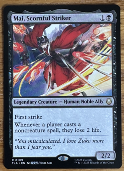 MTG Avatar: The Last Airbender, Mai, Scornful Striker - Image 1