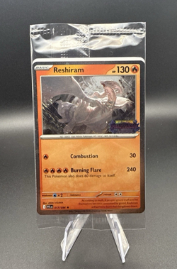 Reshiram 017/094 - Holo Rare - Pokemon TCG: Phantasmal Flames - NM stamped promo - Image 1