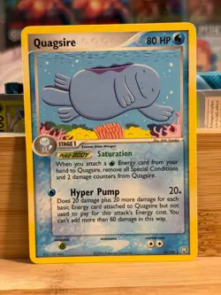 QUAGSIRE 26/109 EX Team Rocket Returns Vintage Pokemon TCG Lightly Played - Image 1