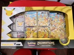 Pokemon TCG Celebrations Special Collection Pikachu V Union Box Factory Sealed - Image 1