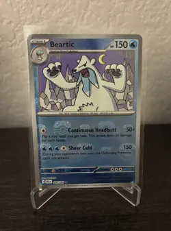 Beartic (Master Ball Pattern) 026/086 - Pokemon TCG Sv: Black Bolt Holo NM - Image 1