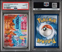 DEERLING 2024 POKEMON TEMPORAL FORCES ILLUSTRATION RARE 165/162 PSA 10 Q4798 - Image 3