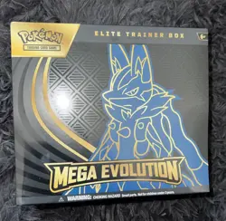 Pokemon TCG Mega Evolution Lucario Elite Trainer Box ETB NEW FACTORY SEALED - Image 1
