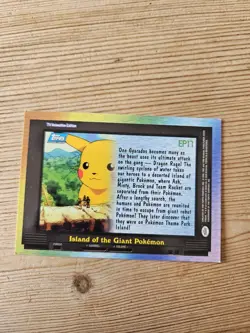 Pokemon TCG Topps TV EP17 Island Giant Vintage 1999 Rare Blue Logo 17 - - Image 2