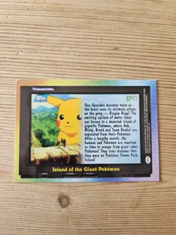 Pokemon TCG Topps TV EP17 Island Giant Vintage 1999 Rare Blue Logo 17 - - Image 2