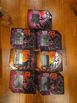 Empty Nidoking Destined Rivals Tin Pokemon Tcg No Packs X 7 Tins - Image 1