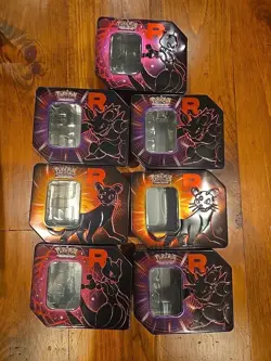 Empty Nidoking Destined Rivals Tin Pokemon Tcg No Packs X 7 Tins - Image 2