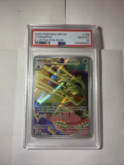 PSA 10 2025 POKEMON DRI EN-DESTINED RIVALS #188 HYDRAPPLE ILLUSTRATION RARE - Image 1