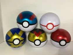 Pokemon Ball 5 Lot Tin - Image 2
