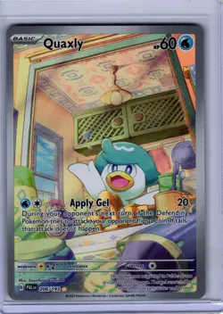 Quaxly 206/193 Sv02 Illustration Rare Pokemon TCG Paldea Evolved - Image 1