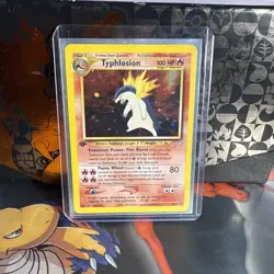 Pokemon TCG- Typhlosion 18/111 - 1st Edition - Neo Genesis (2000) Holo HP - Image 1