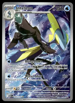 Pokemon TCG ME01: Mega Evolution #142/132 Inteleon NM - Image 1