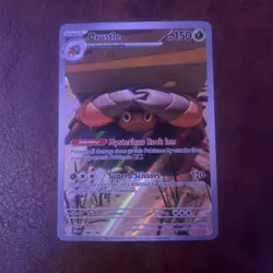 NM-Mint Crustle - 186/182 - Illustration Rare Pokemon Destined Rivals - Image 1