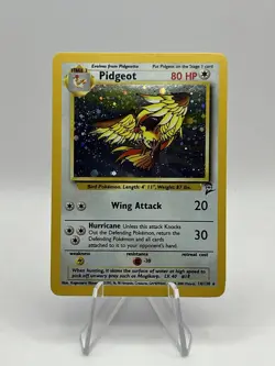 Pidgeot 14/130 Holo Rare - Pokemon TCG Base Set 2 WOTC - Near Mint #51 - Image 1
