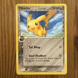 Pokemon TCG - Pikachu (Delta species) EX Holon Phantoms - 79/110 MINT CONDITION! - Image 1