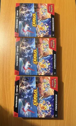 Pokemon Surging Sparks Booster Bundles- Lot of 3 - Image 1