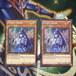 Yugioh! Denko Sekka BLLR-EN052 x2 Secret Rare Unlimited NM - Image 1