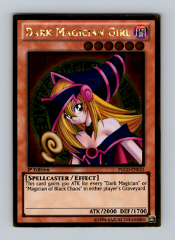Dark Magician Girl PGLD 1st Ed Near Mint NM Gold Rare Yugioh 2014 - Image 1