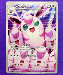 Wigglytuff 105/094 - Illustration Rare Phantasmal Flames Pokemon TCG Card NM - Image 1