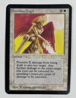 Guardian Angel Alpha MP Moderate Play MTG Magic The Gathering C - Image 1