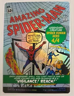 Peter Parker (0232) (Borderless) Marvel's Spider-Man Foil NM - Image 2
