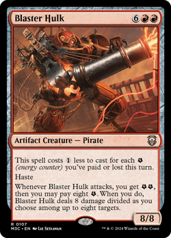 Blaster Hulk #107 | Near Mint | Modern Horizons 3 Commander Magic MTG - Image 1